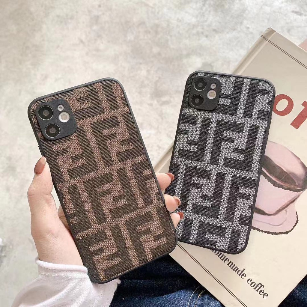 ! Fendi! Ốp Điện Thoại In LOGO Thời Trang Cho iPhone 12 11 Pro MAX 6 6s 7 8 Plus XR X XS MAX SE