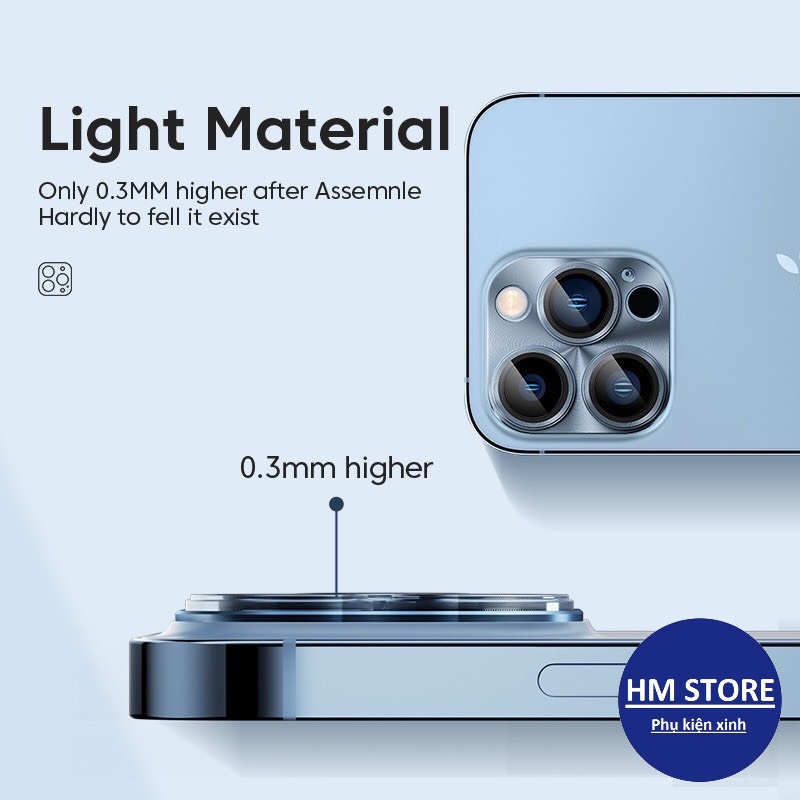 Miếng dán TOTU bảo vệ cụm CAMERA dành cho iphone 12/12 Pro/12 Promax/13/13 Pro/13 Promax
