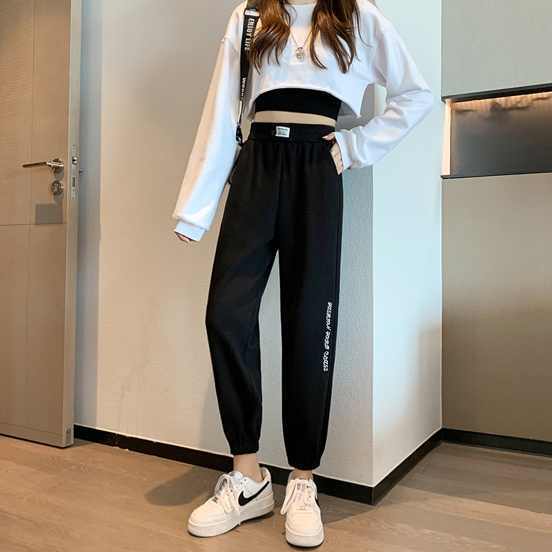 NRVP Quần Thể Thao Ống Rộng Phong Cách Thời Trang Hàn Quốc Dành Cho Nam Và Nữ