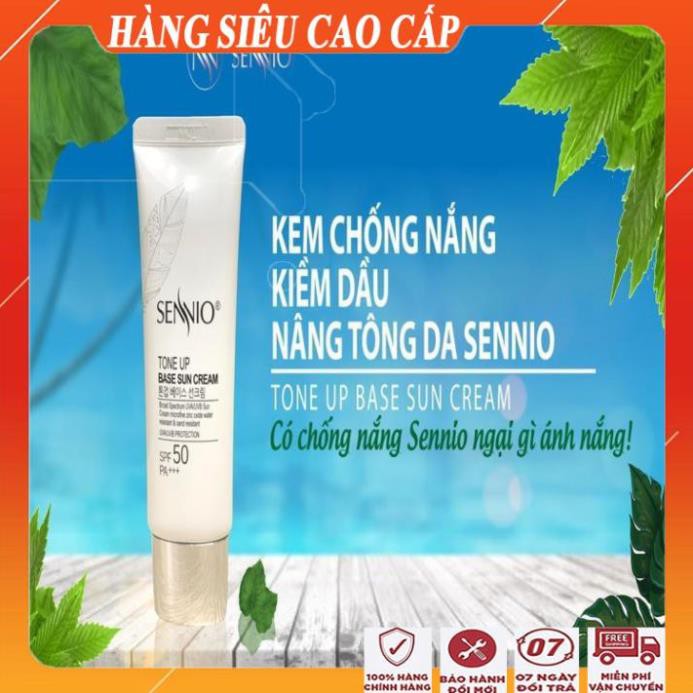 [HÀNG SIÊU CẤP 6 IN 1] Kem chống nắng cao cấp kiềm dầu, dưỡng trắng da/Kem chống nắng kiềm dầu nâng tông da sennio