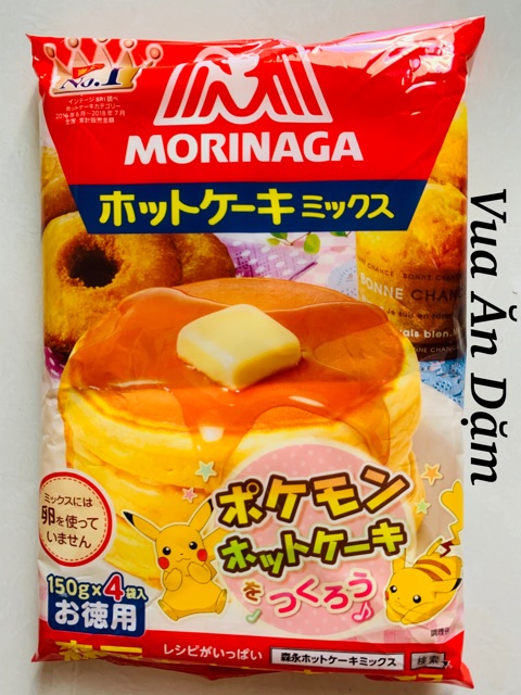 Bột làm bánh Pancake (bánh rán Doremon) Morinaga cho bé