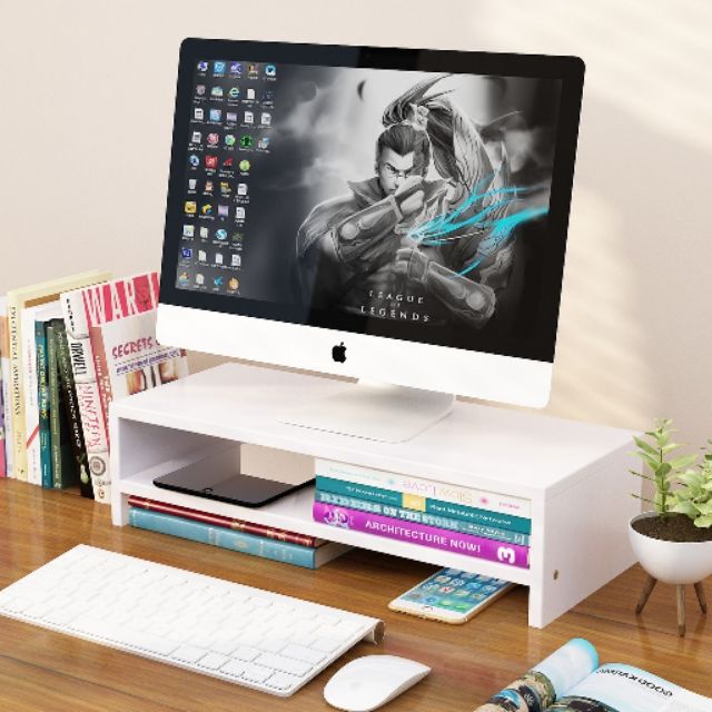 Kệ để màn hình máy tính 2 tầng