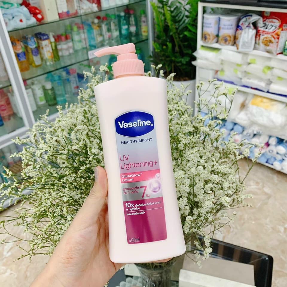 [Mẫu Mới] Sữa Dưỡng Thể Trắng Da Vaseline UV Lightening 10X - 400ml