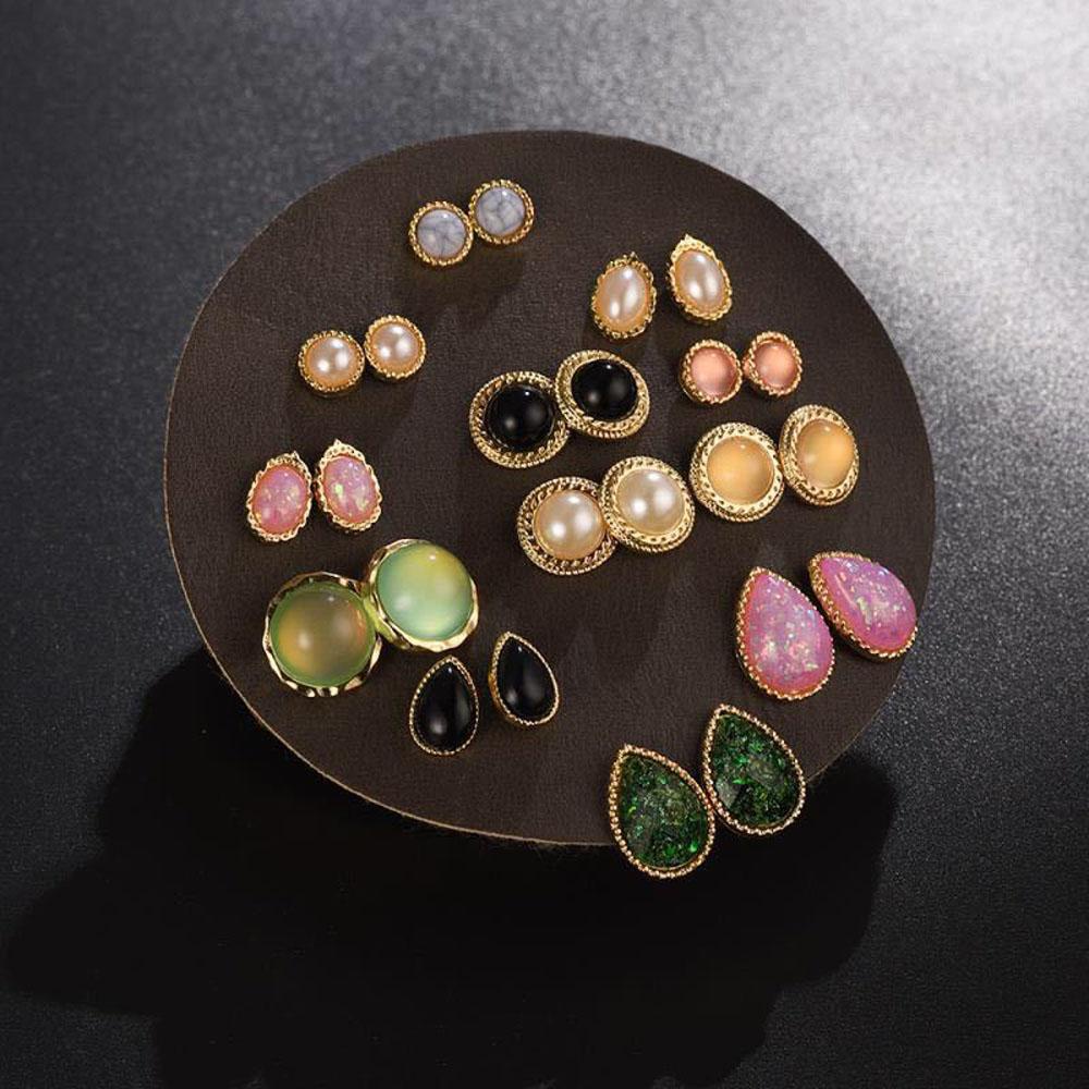 Qqmall Khuyên Tai Dạng Nụ Dự Tiệc Cưới Cho NữHoa Baroque Trang Trí|Phụ Kiện Thời Trang Dễ Thương Bắt Mắt