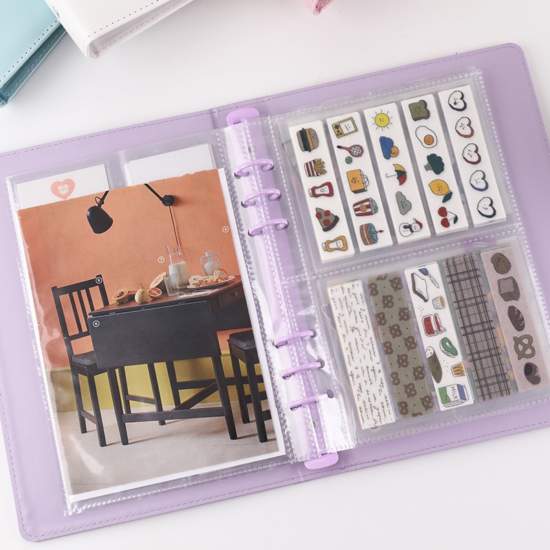 BINDER BÌA DA A5 KÈM 10 SHEET