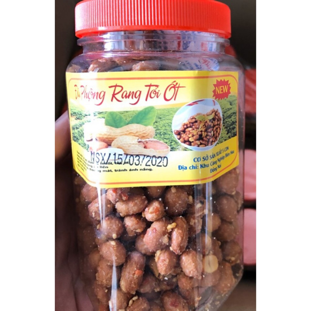 Đậu Phộng Rang Tỏi Ớt Hộp 240gr