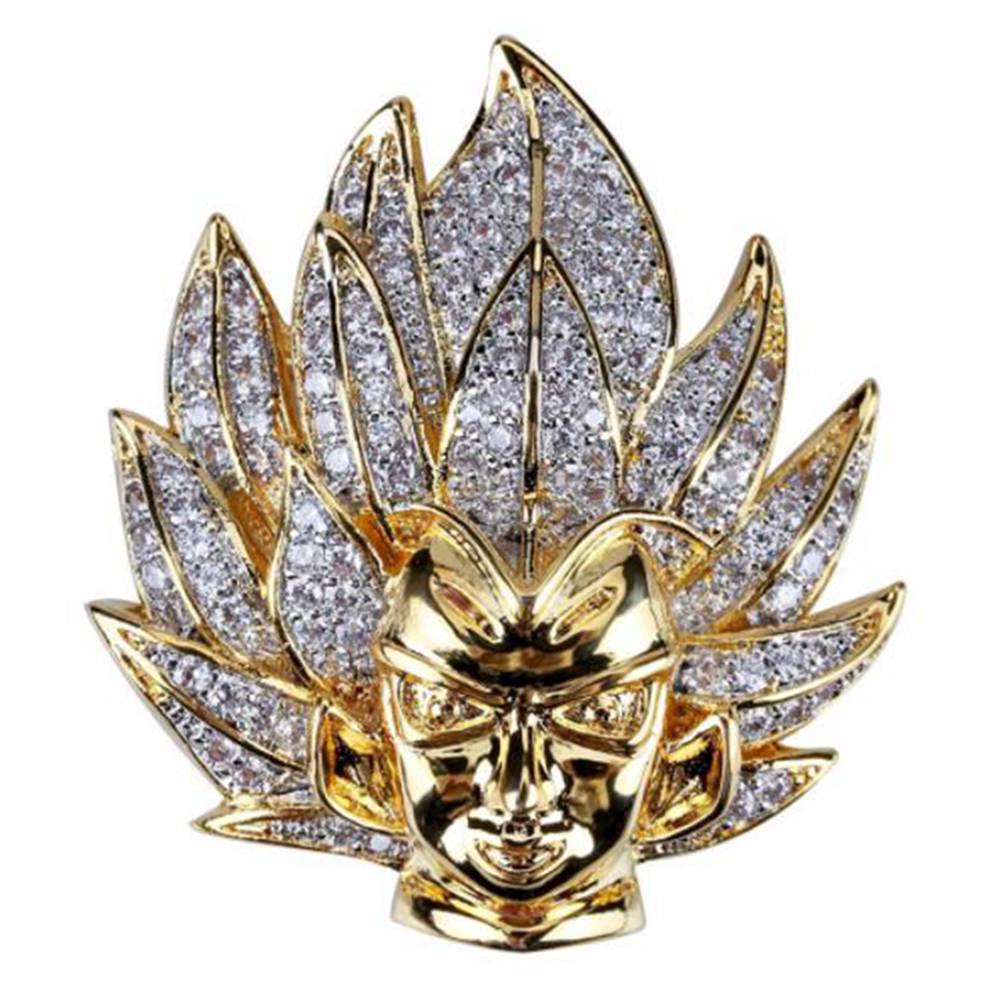 Mặt dây chuyền hình nhân vật hoạt hình saiyan Goku đáng yêu