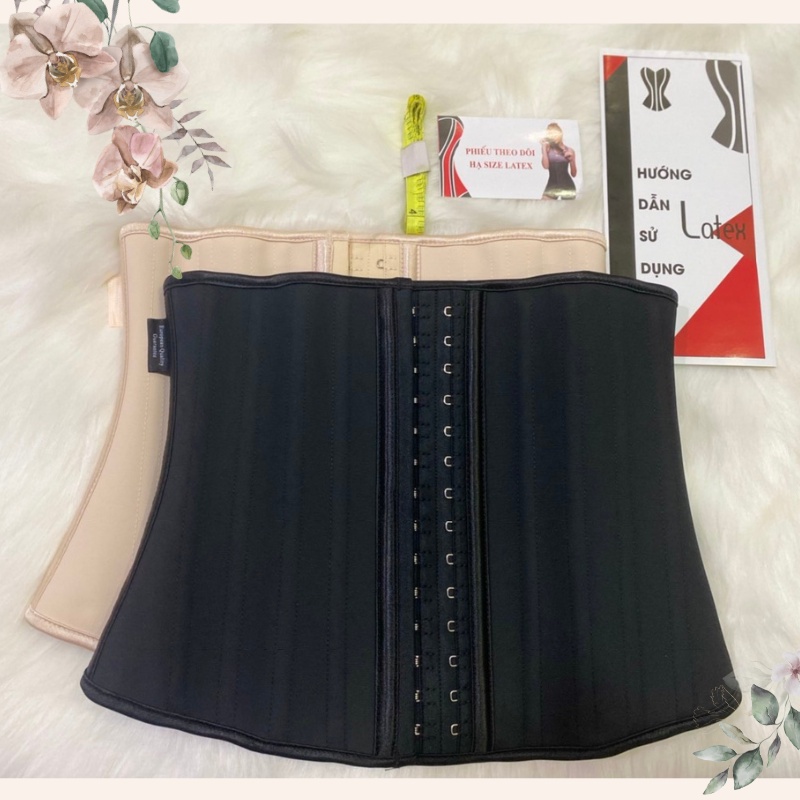 Đai nịt bụng latex 25 xương co dãn- Gen nịt bụng sau sinh giảm mỡ Hy Lạp không lộ viền
