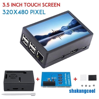 Hộp màn hình cảm ứng 3.5 "320x480 tft cho raspberry pi a b a + 2b 3b 3b + super