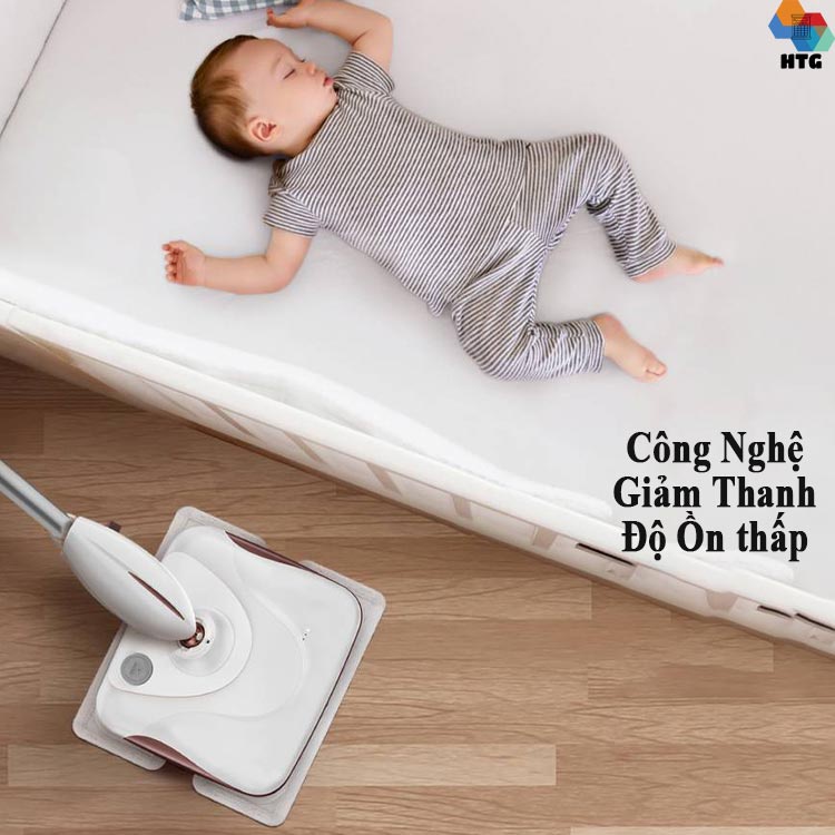 Máy Lau Nhà Không Dây Sawadaki X3  cầm tay công nghệ 4 in 1, trợ lực rung lau tần số 900 lần/phút sạch sâu, chính hãng