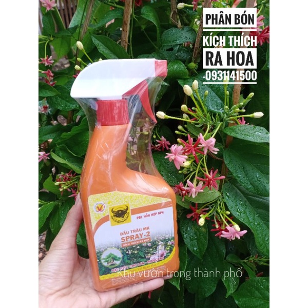 Phân bón kích thích ra hoa dạng xịt 500ml