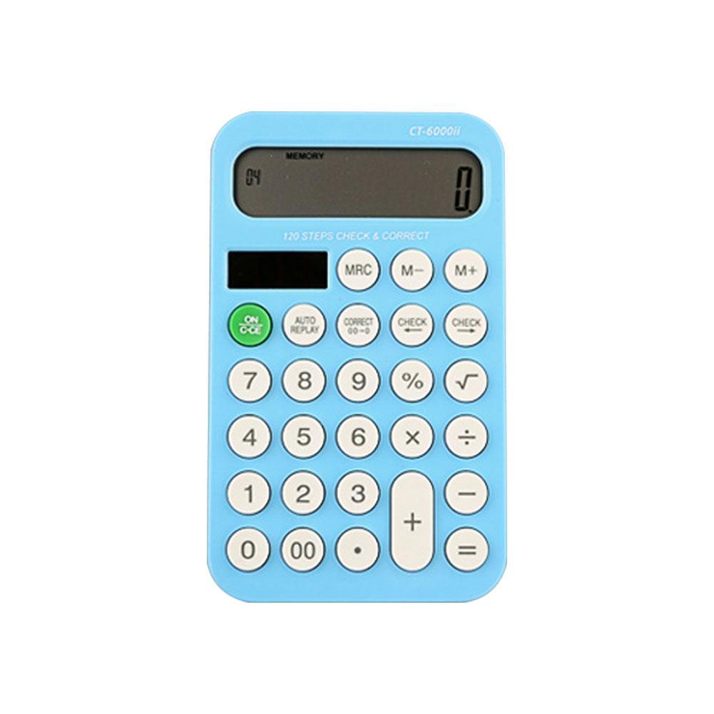 【Happy sunshine】New creative candy color mini calculator cute simple portable calculation plastic material school supplies