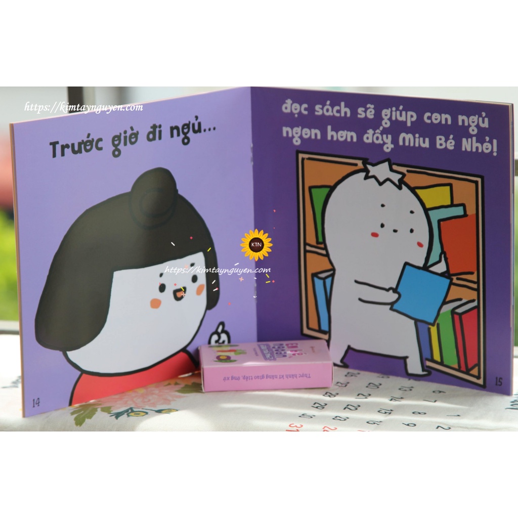 Sách - Ehon Song Ngữ Kĩ Năng Sống - Miu Bé Nhỏ - Bộ 16 Quyển - Lẻ Tự Chọn