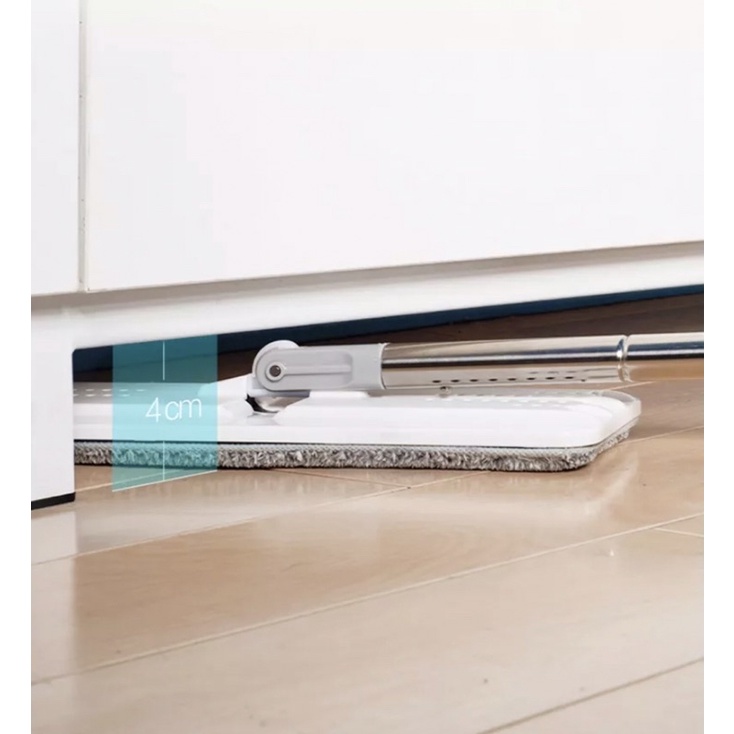 Bộ cây lau nhà 2 ngăn tự vắt thông minh Parroti Pro PR01 - PRO MAX xoay 360 độ