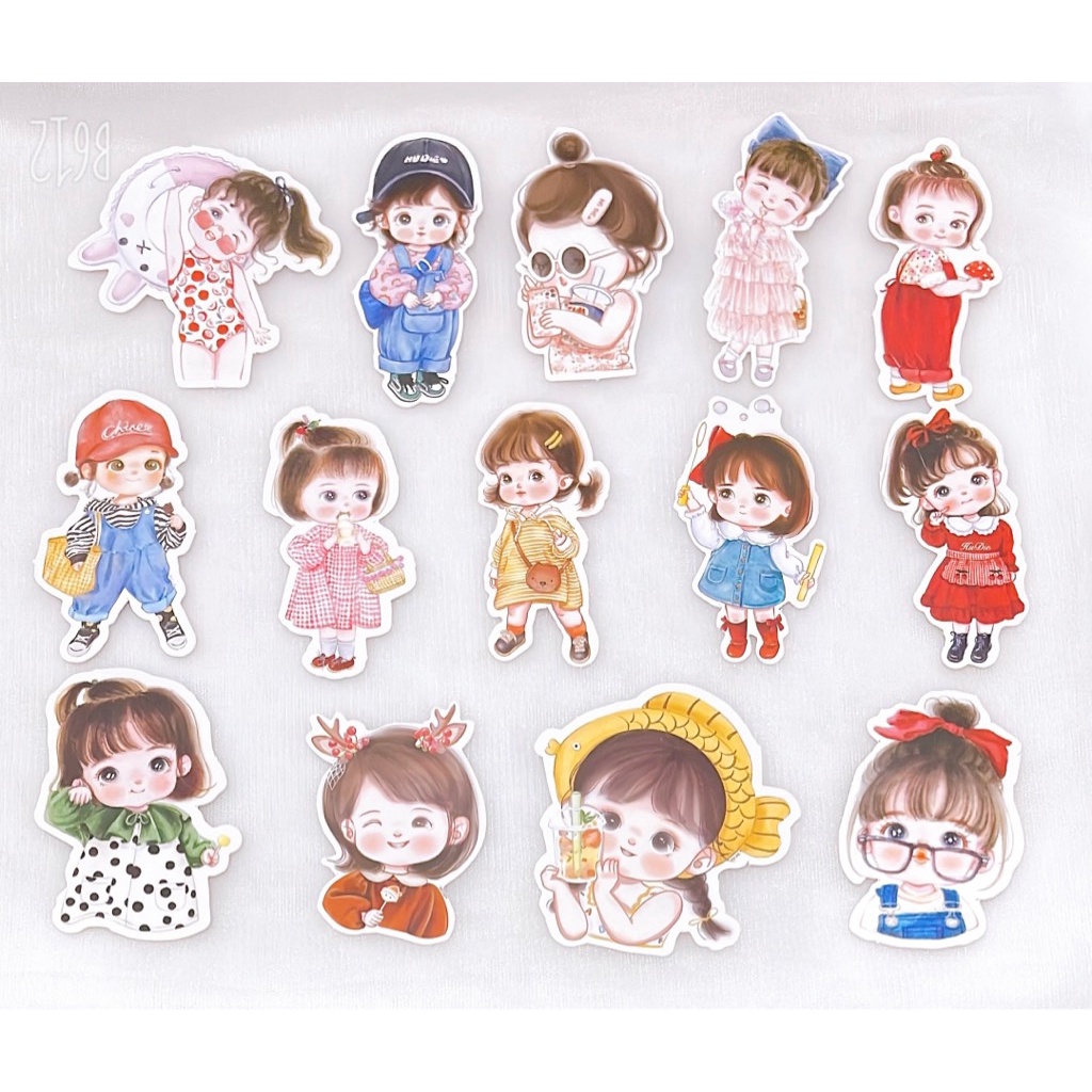 5 Set 14 em bé mix mẫu trang trí bánh kem