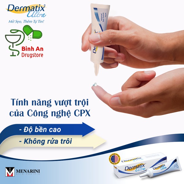 [CHÍNH HÃNG] Gel hỗ trợ trị sẹo Dermatix Ultra (tuýp 7g, tuýp 15g)