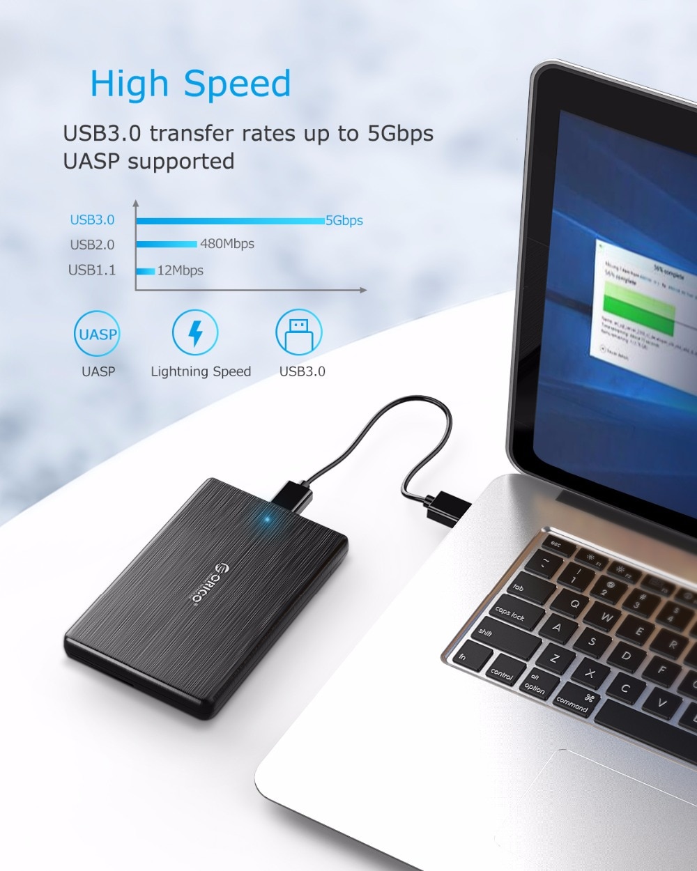 Hộp Đựng Ổ Cứng Ngoài Orico 2.5 Inch Sang Usb 3.0 Hdd | BigBuy360 - bigbuy360.vn