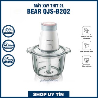 [Khuyến mãi sốc]_ Máy xay thịt, xay hành tỏi, xay rau củ quả BEAR QSJ-B02Q2 (SẴN)