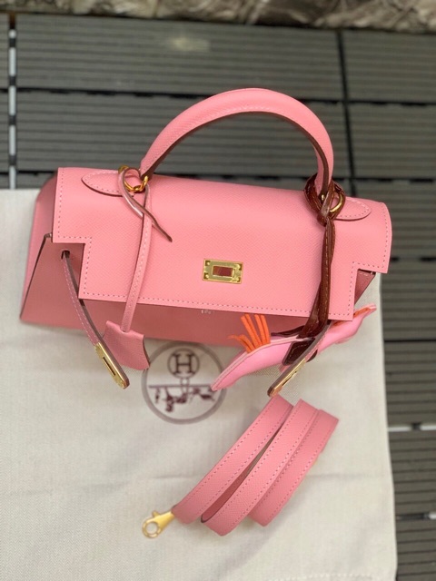 Túi Hm kelly size 25 màu hồng