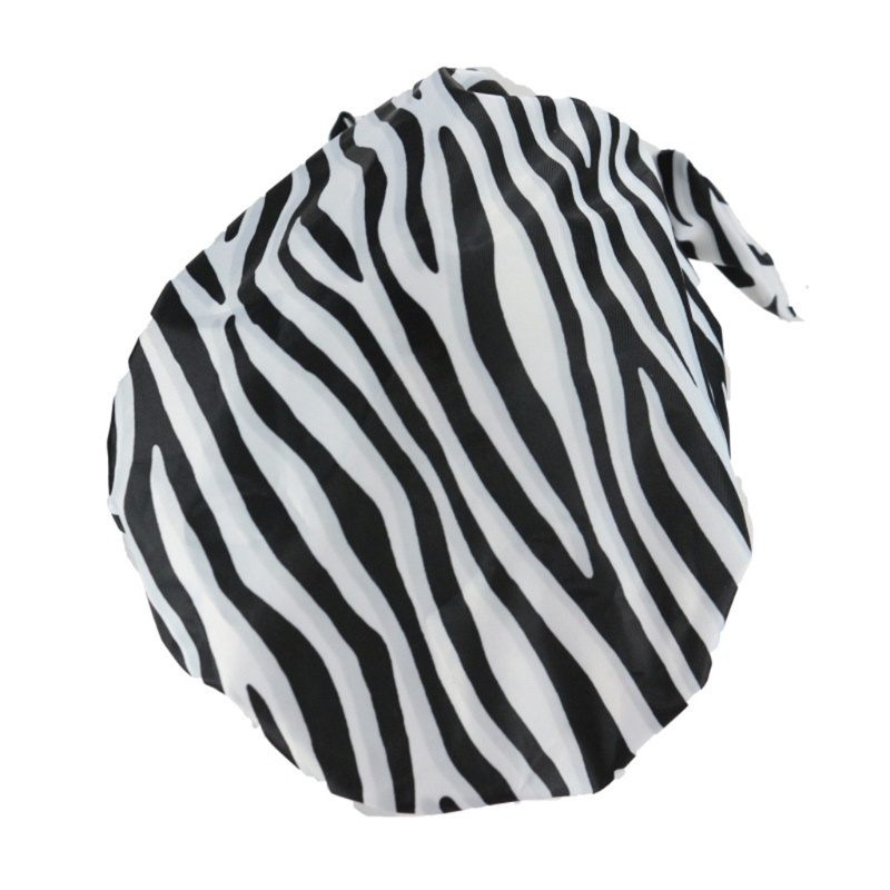 Mũ Trùm Tóc Khi Tắm Co Giãn Chống Thấm Nước In Họa Tiết Chiếc Lá Đính Nơ Xinh Xắn