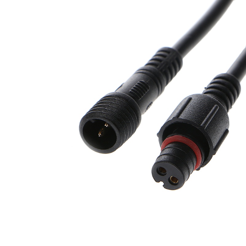 Set 5 Cặp Dây Cáp Nối 2 Pin Male Sang Female Chống Nước Màu Sắc Đơn Dành Cho Đèn LED Str