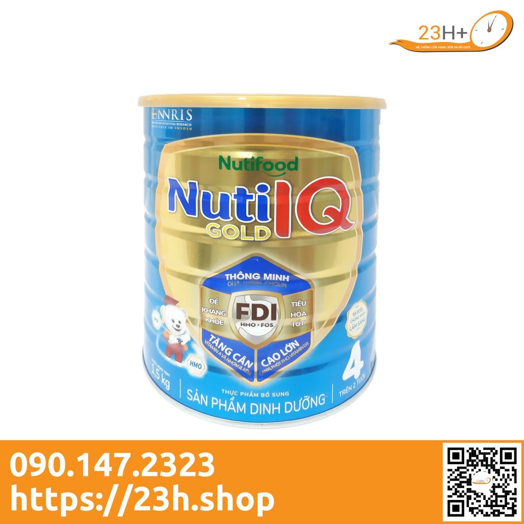 Sữa bột Nuti IQ Gold Step 4 1,5kg Mới