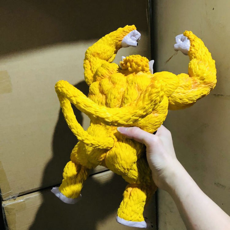 [Ảnh thật] Mô hình khỉ đột vàng oozaru apafa saiyan goku vegeta cao 40cm, nặng 2kg3 - dragon ball