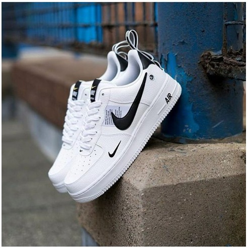 Giày thể thao Air Force trắng , sneaker Af1 đế khí độn đế 3cm - Hàng nhập khẩu