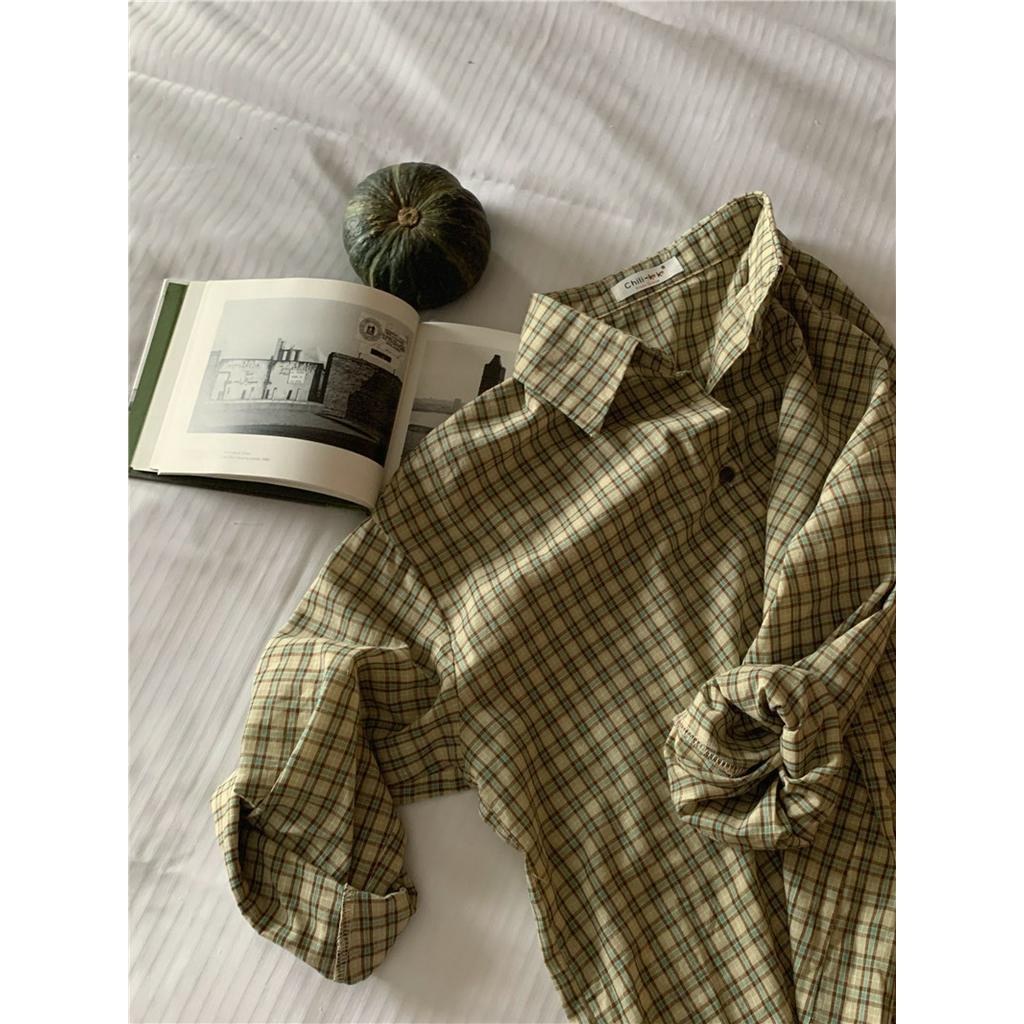 Áo Sơ Mi Kẻ Sọc Dài Tay Dáng Rộng Dễ Phối Đồ 61141