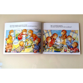 [Freeship]Bộ Nhập - Full 9c + Mp3 - Five Little Monkey