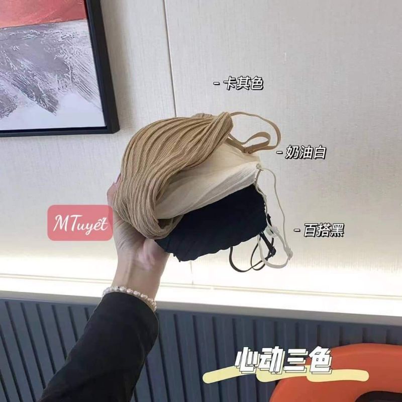 Áo 2 dây khoét sâu lưng hàng QC