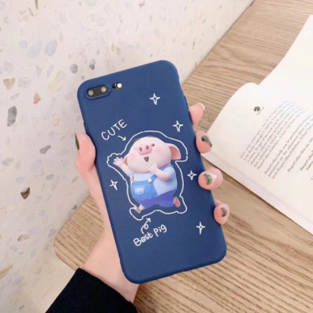 Ốp iPhone in hình heo kute