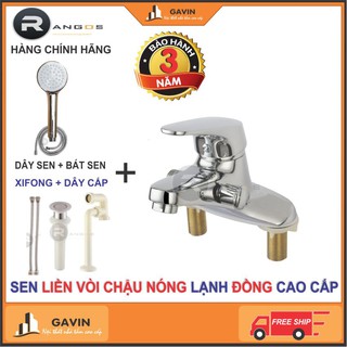 Bộ sen liền vòi Rangos SLV02 - sen tắm liền vòi chậu lavabo Rangos