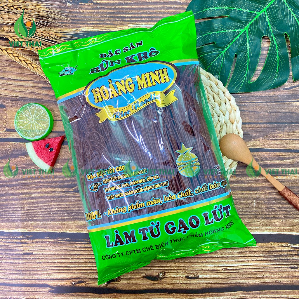 Bún gạo lứt đỏ giảm cân ăn kiêng thực dưỡng eat clean Hoàng Minh SIÊU NGON