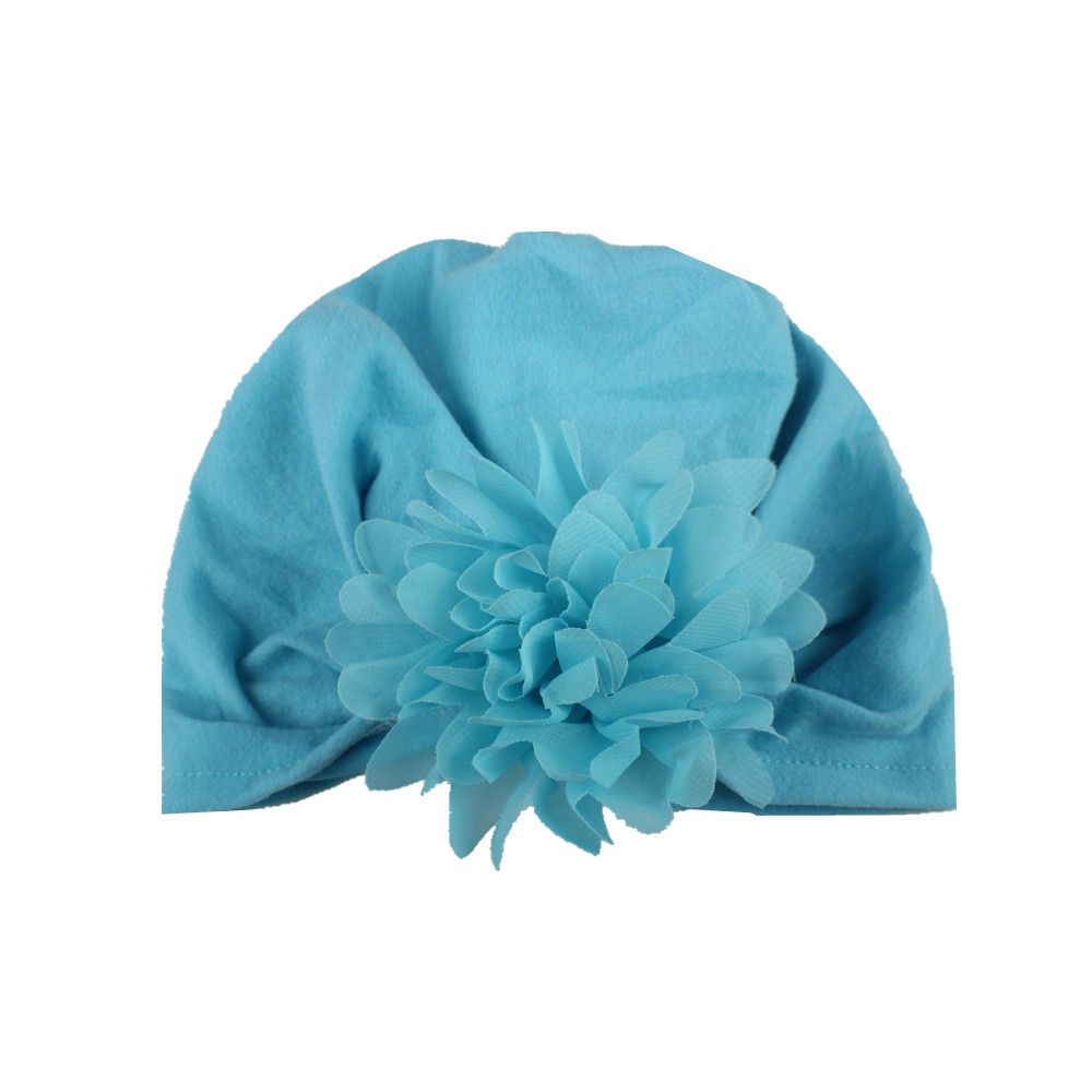 Mũ turban hoa bờm hoa cho bé gái shop9k