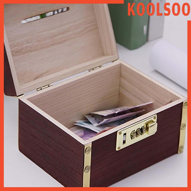 Hộp Đựng Tiền Tiết Kiệm Có Khóa Mật Khẩu Phong Cách Vintage Dành Cho Trẻ Em