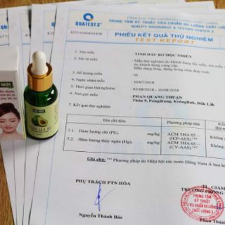 Tinh dầu bơ Mộc Nhiên