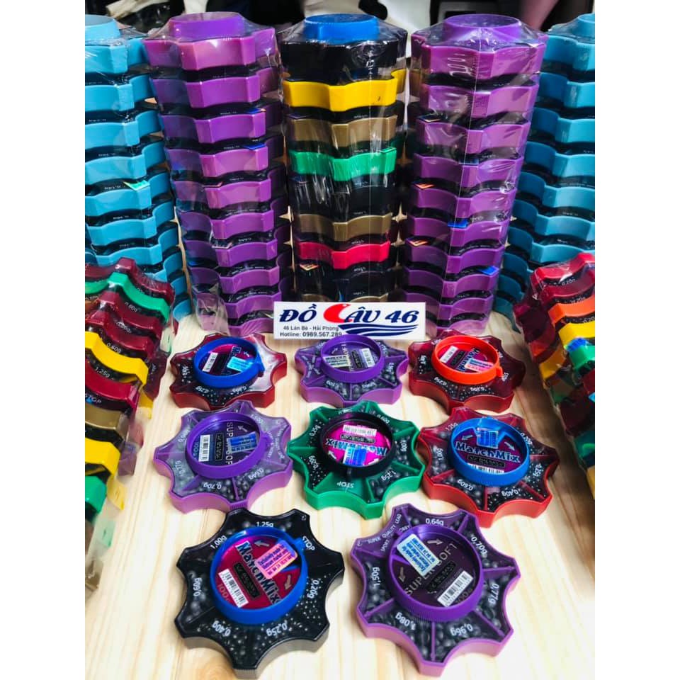 Chì Kẹp dạng Hộp Balsax câu Iso