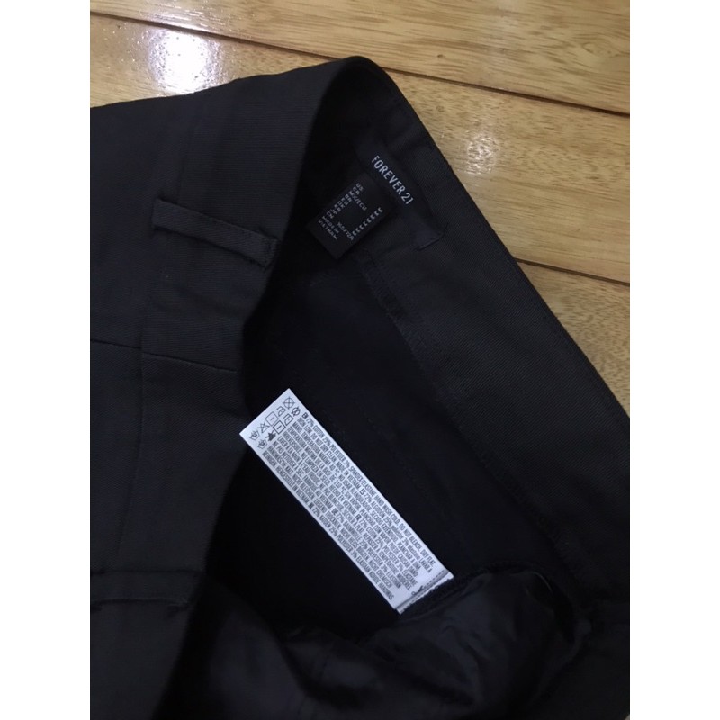 Quần kaki đen xuất khẩu forever 21