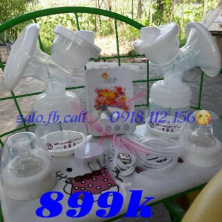 Hút sữa matxa điện đôi