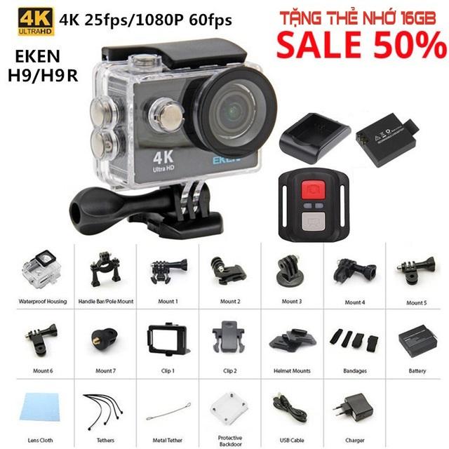 Camera Hành Trình Eken H9R 4K Ultra Hd Wifi Cao Cấp , Giảm Giá Khuyến Mại 50%. | BigBuy360 - bigbuy360.vn