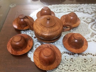 Bộ lót chén gỗ