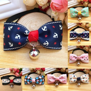 Vòng Cổ Gắn Chuông Và Nơ Cho Thú Cưng