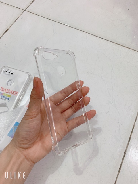 Combo 2 ốp silicon trong Chống SỐC Oppo A5S,A7