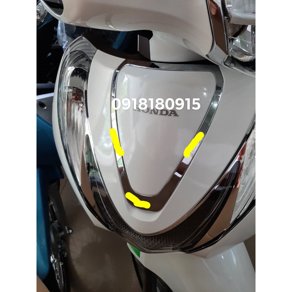Trang trí phía trước ốp mặt nạ sh mode 2020-2021 honda