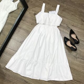Đầm Maxi lưng nơ