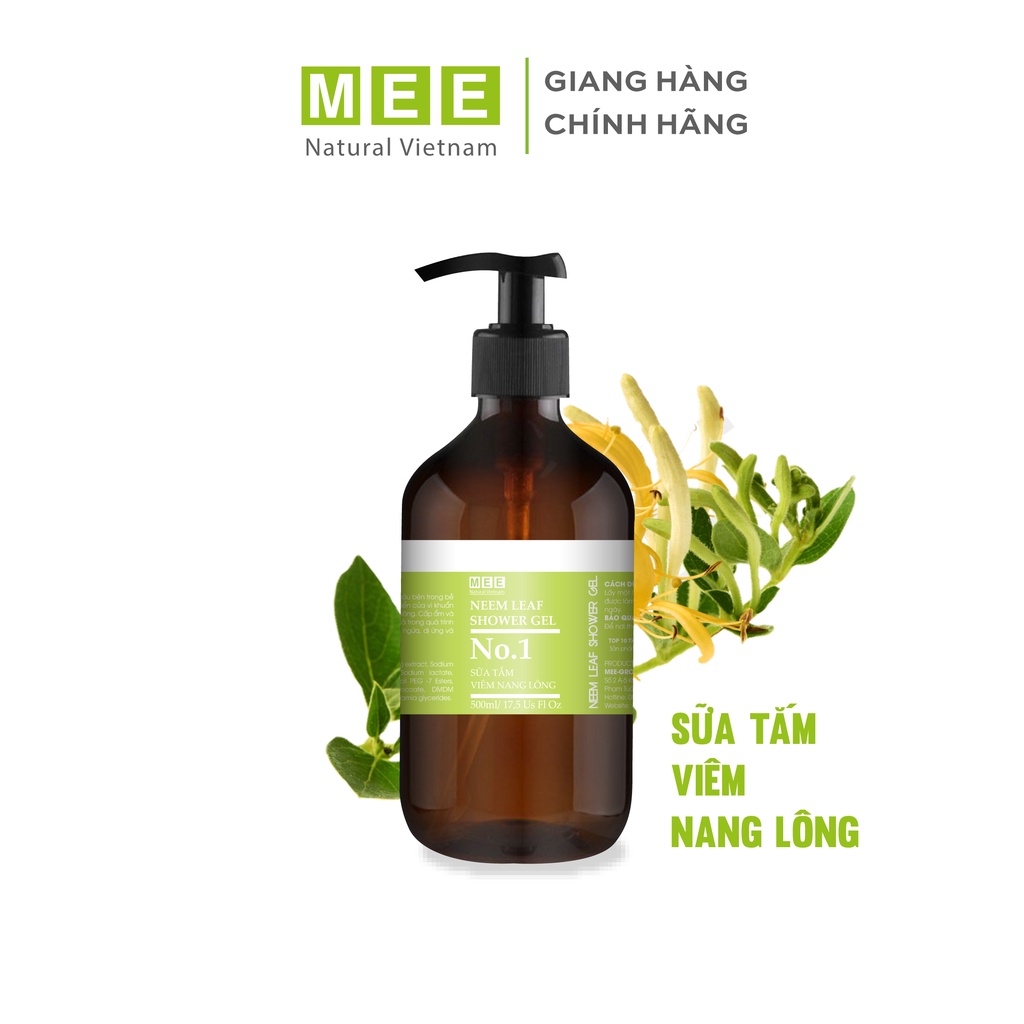 [Mã COSDAY giảm 50k đơn 250k] Sữa Tắm Viêm Nang Lông 500ml - Mee Natural Vietnam