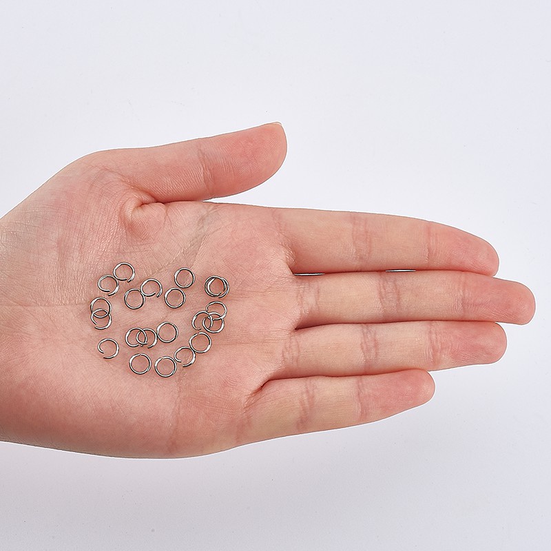 Gói 10g vòng nối bằng thép không gỉ 304 kích thước 4/5/6/7/8mm