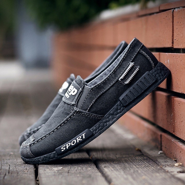 Giày lười nam, giày lười nam đẹp, giày lười nam vải (SP03) | BigBuy360 - bigbuy360.vn