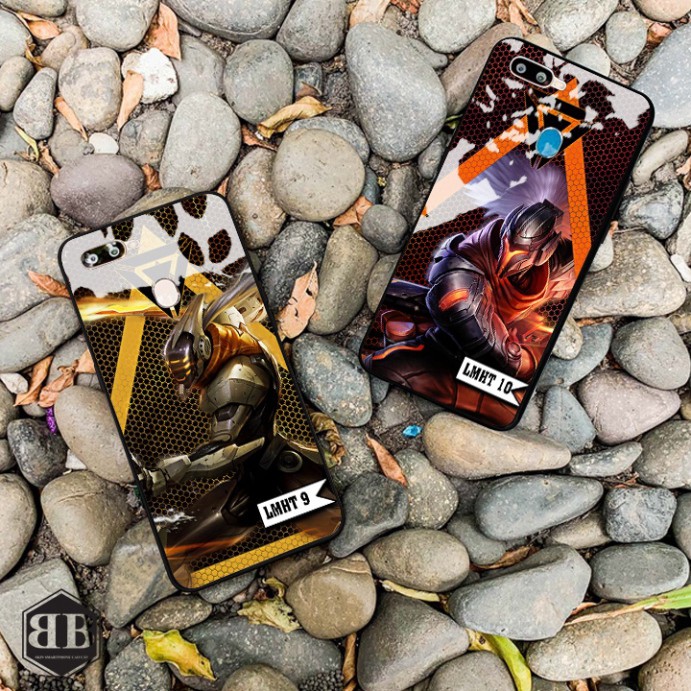 Ốp lưng kính cường lực Oppo F9 / Oppo A5S các tướng liên minh huyền thoại